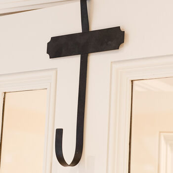 Christmas Wreath Hanger With Plaque, 3 of 5