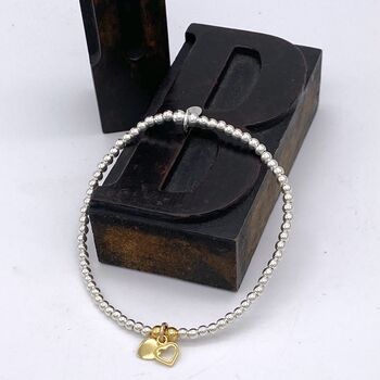 Edie’s Silver And Gold Vermeil Bracelet, 2 of 9