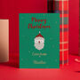 Personalised Santa Face Christmas Card, thumbnail 2 of 3