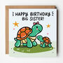 Big Sister Birthday Card From Little Sister/Brother, thumbnail 1 of 5