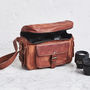 Personalised Leather Camera Bag, thumbnail 7 of 10