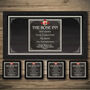 Rose Inn Personalised Home Pub Sign Man Cave Sign, thumbnail 7 of 9