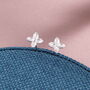 Sterling Silver Joy Flower Earrings In Gift Box, thumbnail 4 of 5