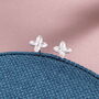 Sterling Silver Joy Flower Earrings, thumbnail 4 of 5