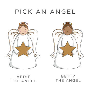 Personalised Christmas Angel Card, 3 of 3