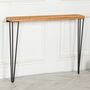 Narrow Hallway Console Table With Pin Legs, thumbnail 4 of 5