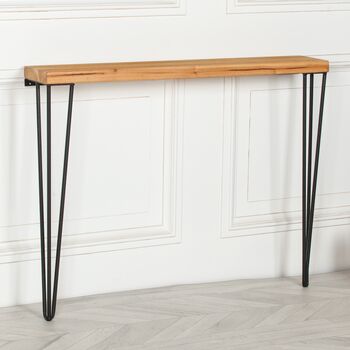 Narrow Hallway Console Table With Pin Legs, 4 of 5