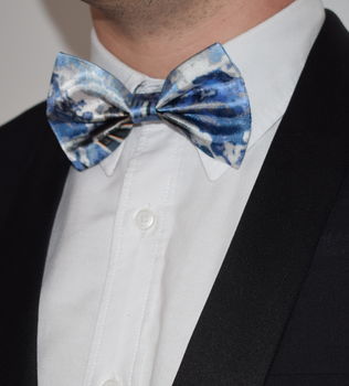 Modern Bow Tie G.P.O 1916 Print In Blue, 4 of 5