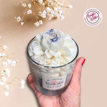 Candle Strong Fragrance | Whipped Wax | Vanilla Latte, 12 of 12