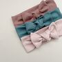 Topknot Bow Headband Ribbed Essential Set, thumbnail 5 of 5