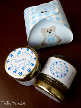 Personalised Baby Shower Jam Favours, 4 of 5