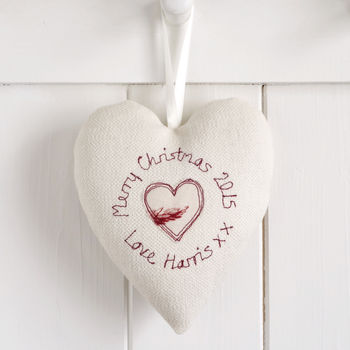 Personalised Initial Heart Decoration Gift, 11 of 12