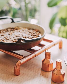 Solid Copper Trivet – Double Row Design, 5 of 8