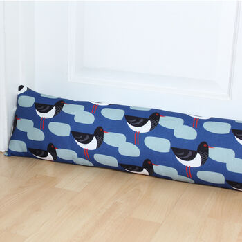 Oystercatcher Blue Draught Excluder, 2 of 2