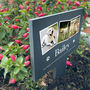 Personalised Large Pet Photo Memorial Slate Plant Marker, thumbnail 2 of 7