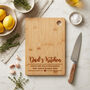 Dad's Kitchen Personalised Engraved Chopping Board, thumbnail 1 of 2