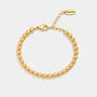 Women's Ball Chain Bracelet In 18k Gold, thumbnail 5 of 7