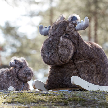 Personalised Rocking Moose Toy, 6 of 7