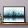 Forest Art Print Abstract Woodland Painting, thumbnail 1 of 3