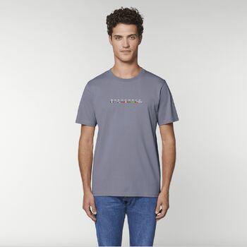 Custom Trip 100% Organic Cotton Men's T Shirt, 8 of 12