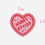 Harry Heart Sticker, thumbnail 2 of 2