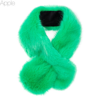 Tiptop Scarf. Luxury Faux Fur Made In England, 8 of 8