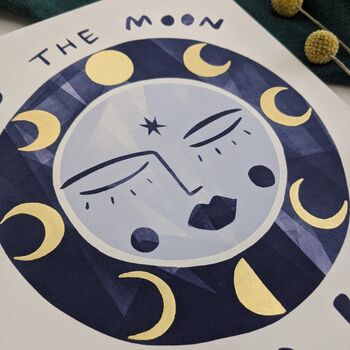 To The Moon And Back Celestial Kids Print, 6 of 6
