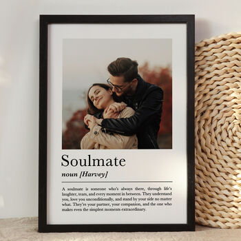 Personalised Soulmate Print, Gift For Couple, 3 of 6