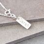 Personalised Sterling Silver Cross Necklace, thumbnail 4 of 4