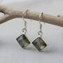 Handmade Sterling Silver Labradorite Drop Earrings, thumbnail 1 of 4