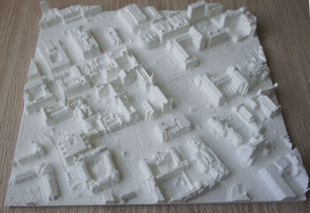 Graduation Gift University Of Manchester 3D Printed Map, 6 of 6