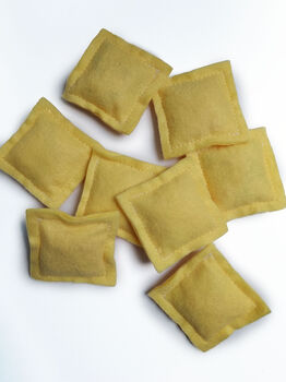 Pretend Play Felt Ravioli Pasta Toy Set, 8 of 8