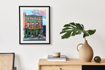 The Old Queens Head, Islington, North London Art Print, 3 of 3