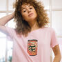 Peach And Love Women's Slogan T Shirt, thumbnail 1 of 7
