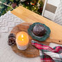 Festive Farmhouse Fruity Christmas Pudding Candle, thumbnail 4 of 6