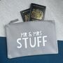 Mr And Mrs Stuff Wedding Storage Pouch Bag, thumbnail 1 of 3