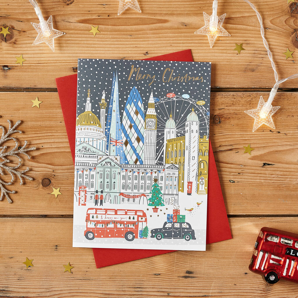 London Skyline Christmas Card Pack