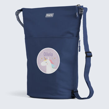 Personalised Unicorn Design Kids Swim Bag, 7 of 10