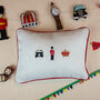 Children's London Embroidered Oblong Nursery Cushion, thumbnail 2 of 5