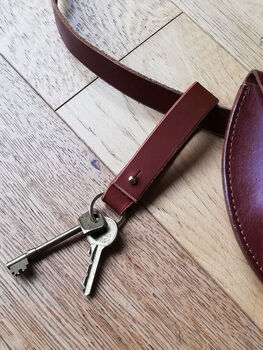 Personalised Leather Keyring, 5 of 10
