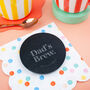 Personalised 'Dad's Beer' Slate Coaster, thumbnail 3 of 4