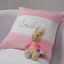 Personalised Silk And Linen Script Cushion, thumbnail 5 of 6