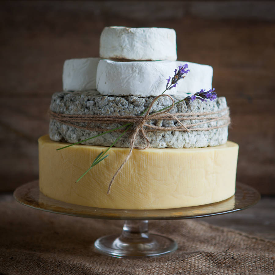  cheese  wedding  cake  by cows and co notonthehighstreet com