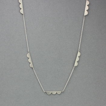 Scalloped Chain Necklace, 4 of 8