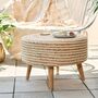 Eco Blend Jute Footstool Large, thumbnail 3 of 4