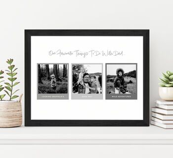 Favourite Holiday Pics Personalised Photo Print, 5 of 6