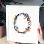 Personalised J To S Bright Wildlife Initials Print, thumbnail 11 of 12
