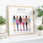 Personalised Best Friend Print, Gift For Friendship, thumbnail 2 of 10