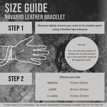 Men's Adjustable Black Leather Bracelet | Genuine Thick 12mm Woven Leather With Snap Clasp, 5 of 6
