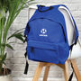 Kids Personalised Football School Rucksack, thumbnail 3 of 5